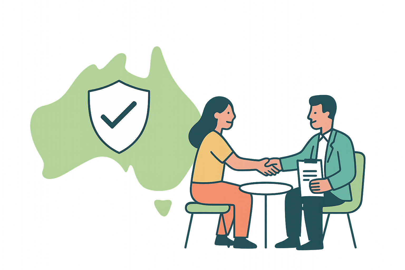 Helping Australians illustration